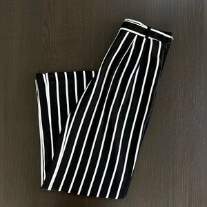 Forever 21 Black and White Striped Pants